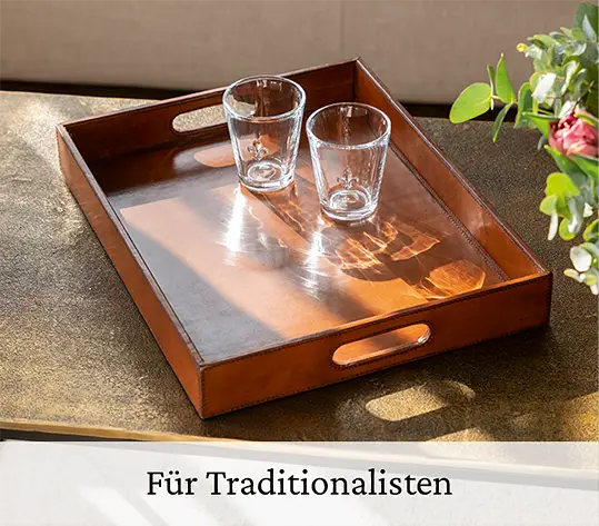 Fur Traditionalisten Ledertablett